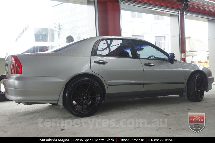 18x8.5 Lenso Spec F MB on MITSUBISHI MAGNA