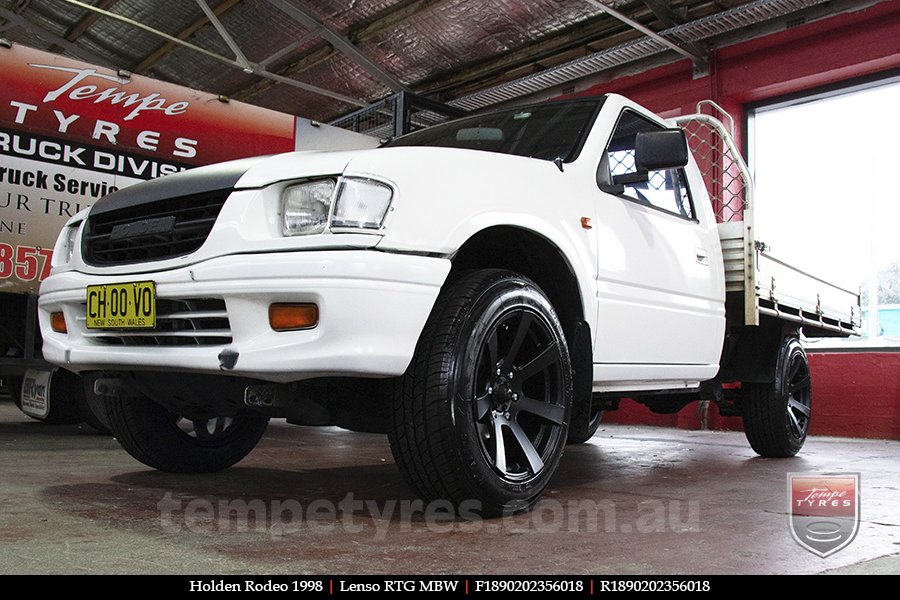 18x9.0 Lenso RTG MBW on HOLDEN RODEO