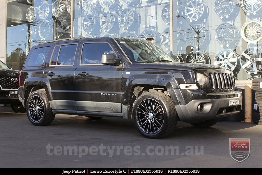 18x8.0 Lenso Eurostyle C ESC on JEEP PATRIOT