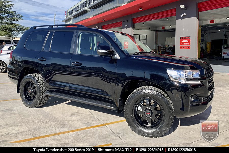 18x9.0 Simmons MAX T12 MK on TOYOTA LANDCRUISER 200 SERIES