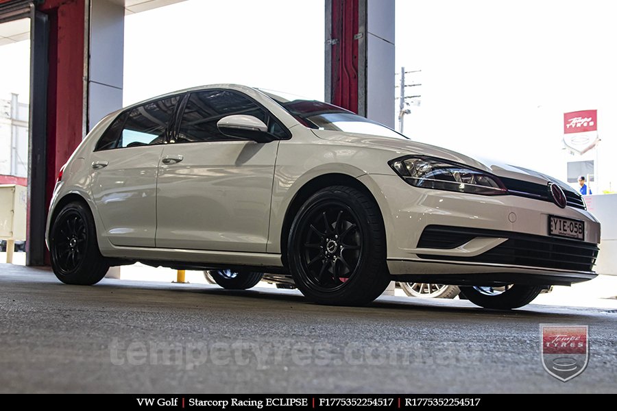 17x7.5 Starcorp Racing ECLIPSE on VW GOLF