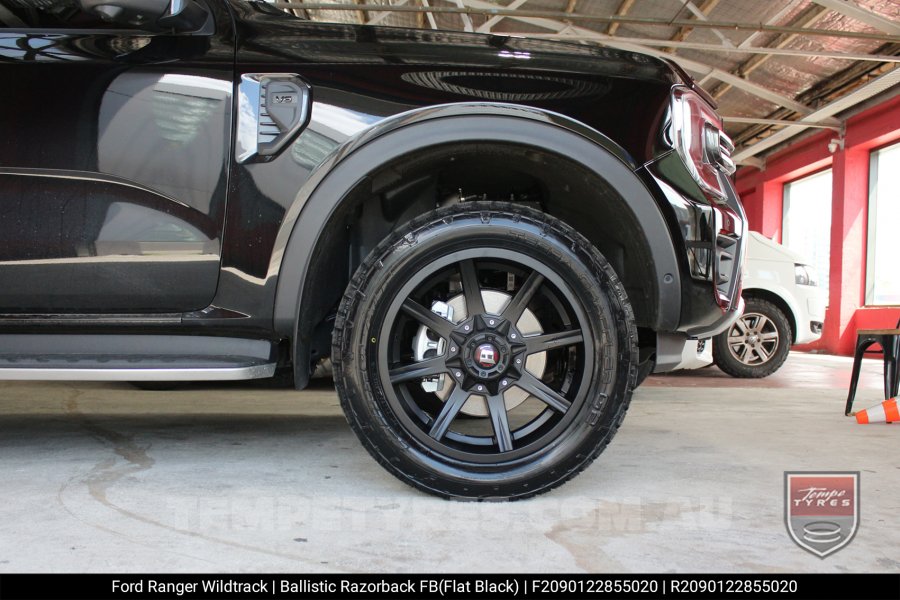 20x9.0 Ballistic Razorback on Ford Ranger Wildtrak
