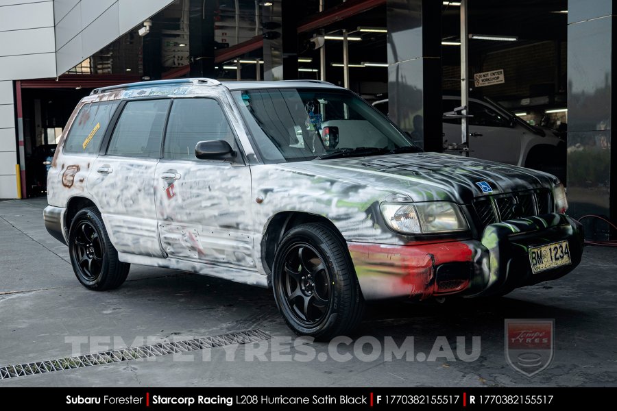 17x7.0 Starcorp Racing L208 HURRICANE on Subaru Forester