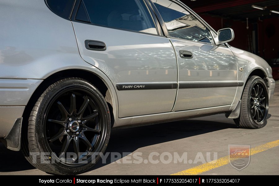 17x7.5 Starcorp Racing ECLIPSE on Toyota Corolla