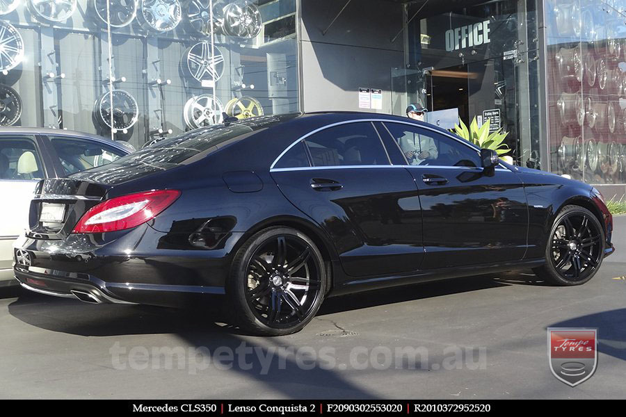 20x9.0 20x10 Lenso Conquista 2 SB CQ2 on MERCEDES CLS-Class
