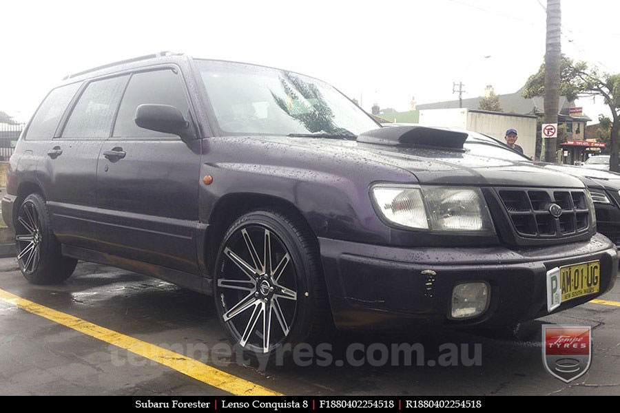 18x8.0 18x9.0 Lenso Conquista 8 CQ8 on SUBARU FORESTER
