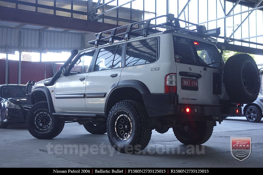 15x8.0 Ballistic Bullet on NISSAN PATROL