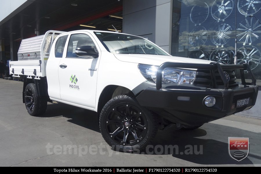 17x9.0 Ballistic Jester on TOYOTA HILUX