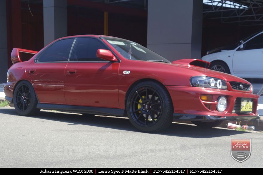 17x7.5 Lenso Spec F MB on SUBARU IMPREZA