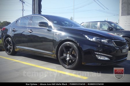 18x8.0 Akuza Axis 848 FB on KIA OPTIMA