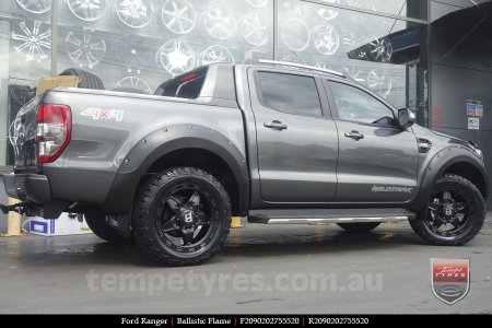 20x9.0 Ballistic Flame on FORD RANGER
