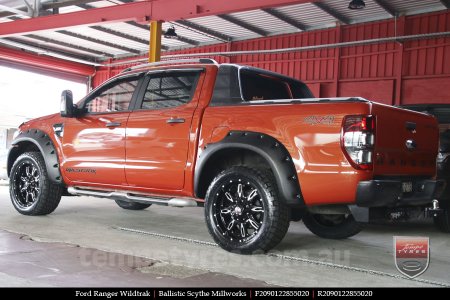 20x9.0 Ballistic Scythe Millworks on FORD RANGER WILDTRAK
