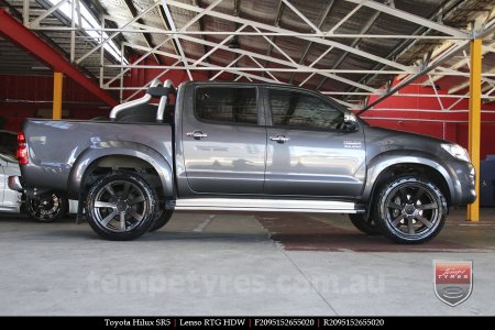 20x9.5 Lenso RTG HDW on TOYOTA HILUX SR5