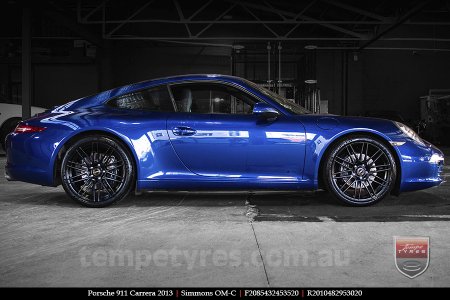 20x8.5 20x10 Simmons OM-C FB on PORSCHE CARRERA