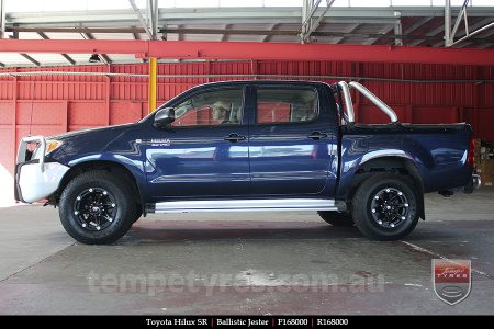 16x8.0 Ballistic Jester on TOYOTA HILUX