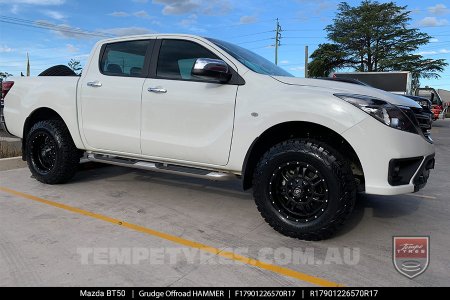 17x9.0 Grudge Offroad HAMMER on Mazda BT50