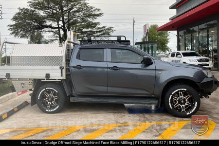 17x9.0 Grudge Offroad SIEGE on Isuzu D-max