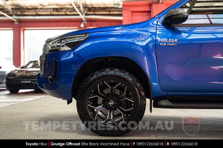 18x9.0 Grudge Offroad ELITE on Toyota Hilux