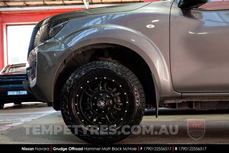 17x9.0 Grudge Offroad HAMMER on Nissan Navara NP300