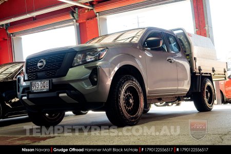 17x9.0 Grudge Offroad HAMMER on Nissan Navara NP300
