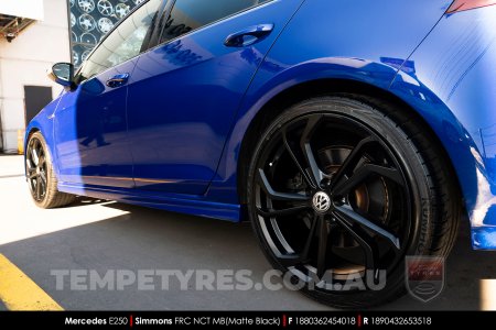 19x8.5 5665 Matt Black on VW Golf