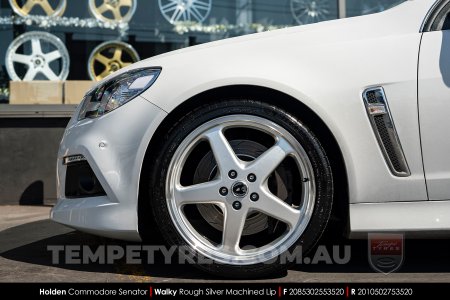 20x8.5 20x10 Walky Silver on Holden Commodore VF