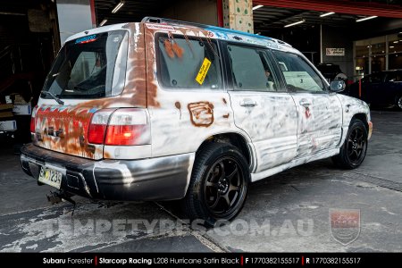 17x7.0 Starcorp Racing L208 HURRICANE on Subaru Forester