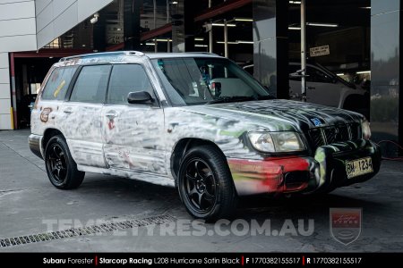 17x7.0 Starcorp Racing L208 HURRICANE on Subaru Forester