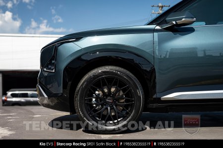 19x8.5 Starcorp Racing SR01 Satin Black on Kia EV5