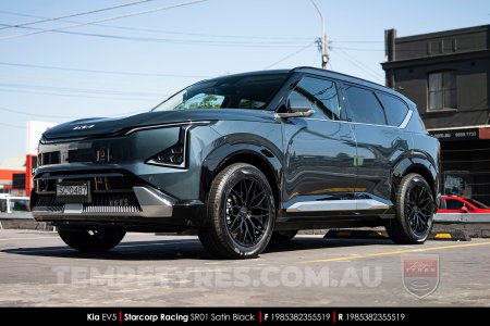 19x8.5 Starcorp Racing SR01 Satin Black on Kia EV5