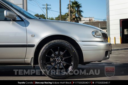 17x7.5 Starcorp Racing ECLIPSE on Toyota Corolla