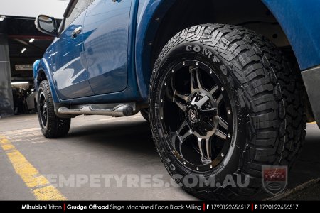 17x9.0 Grudge Offroad SIEGE on Mitsubishi Triton