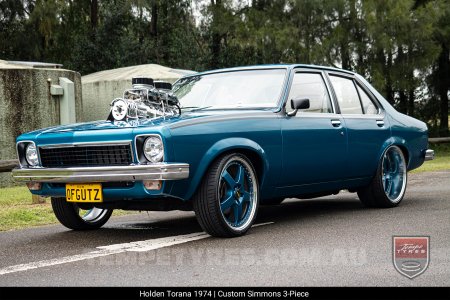 Custom Simmons Wheels on Holden Torana