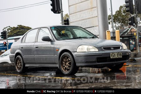 15x7.0 SC Racing DX136 Bronze on Honda Civic