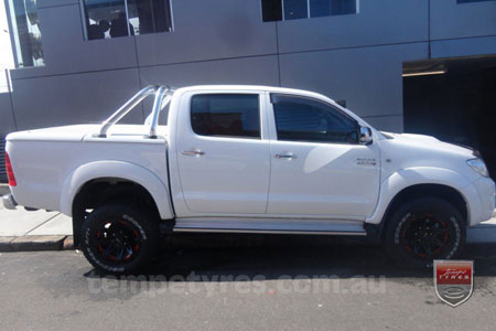 17x9.0 Ballistic Jester on TOYOTA HILUX SR5