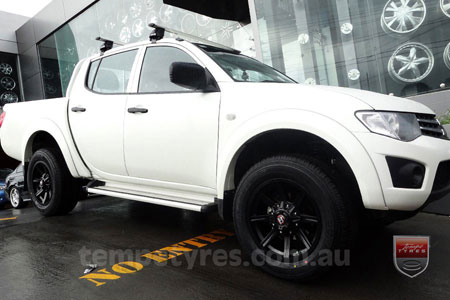 17x9.0 Ballistic Razorback on MITSUBISHI TRITON