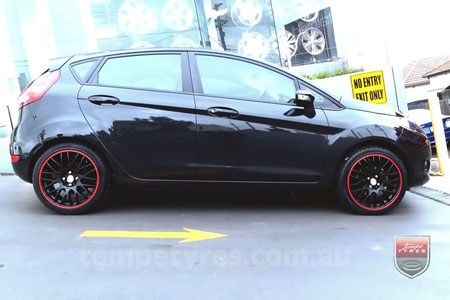17x7.0 Lenso Type-M - MBRG on FORD FIESTA