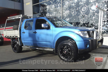 17x9.0 Ballistic Morax on NISSAN NAVARA D40