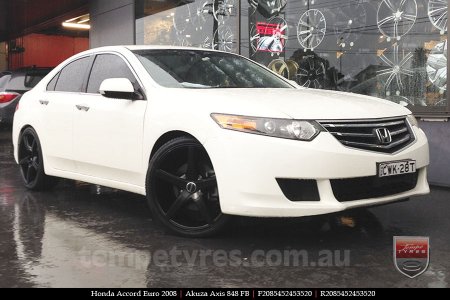 20x8.5 Akuza Axis 848 FB on HONDA ACCORD