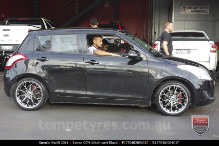 17x7.0 Lenso OP4 on SUZUKI SWIFT