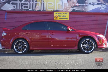 18x7.5 Lenso Eurostyle 7 ES7 on MAZDA 6
