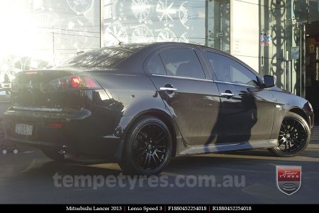 18x8.0 Lenso Speed 3 SP3 on MITSUBISHI LANCER