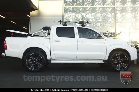 22x9.5 Ballistic Cannon on TOYOTA HILUX