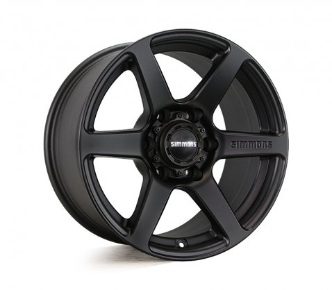 17x9.0 Simmons S6 Matte Black NCT