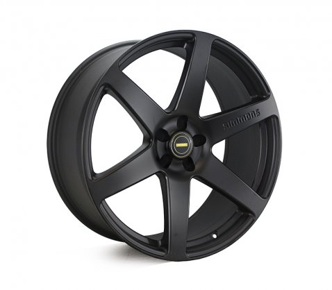 22x9.5 Simmons S6 Matte Black NCT