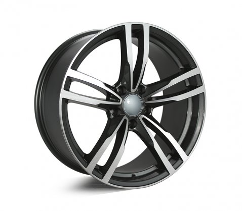 19x8.5 5468 Dark Grey Polished