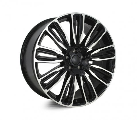22x9.5 9034 SVR Black Polished