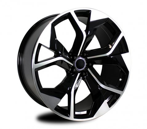 22x10.0 5673 Black Polished