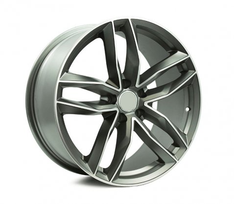 22x9.5 1196 Dark Grey Polished