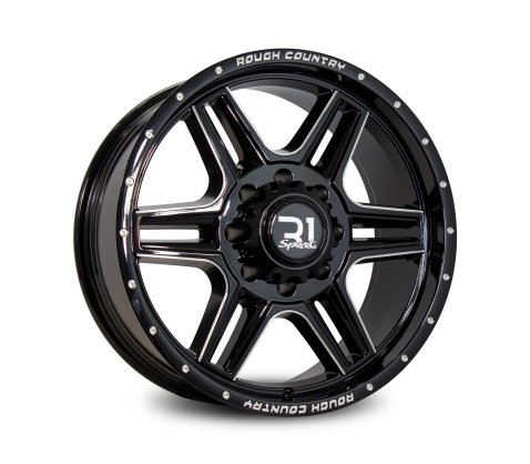 20x9.0 SC Racing 2671 Gloss Black with Mill Spokes